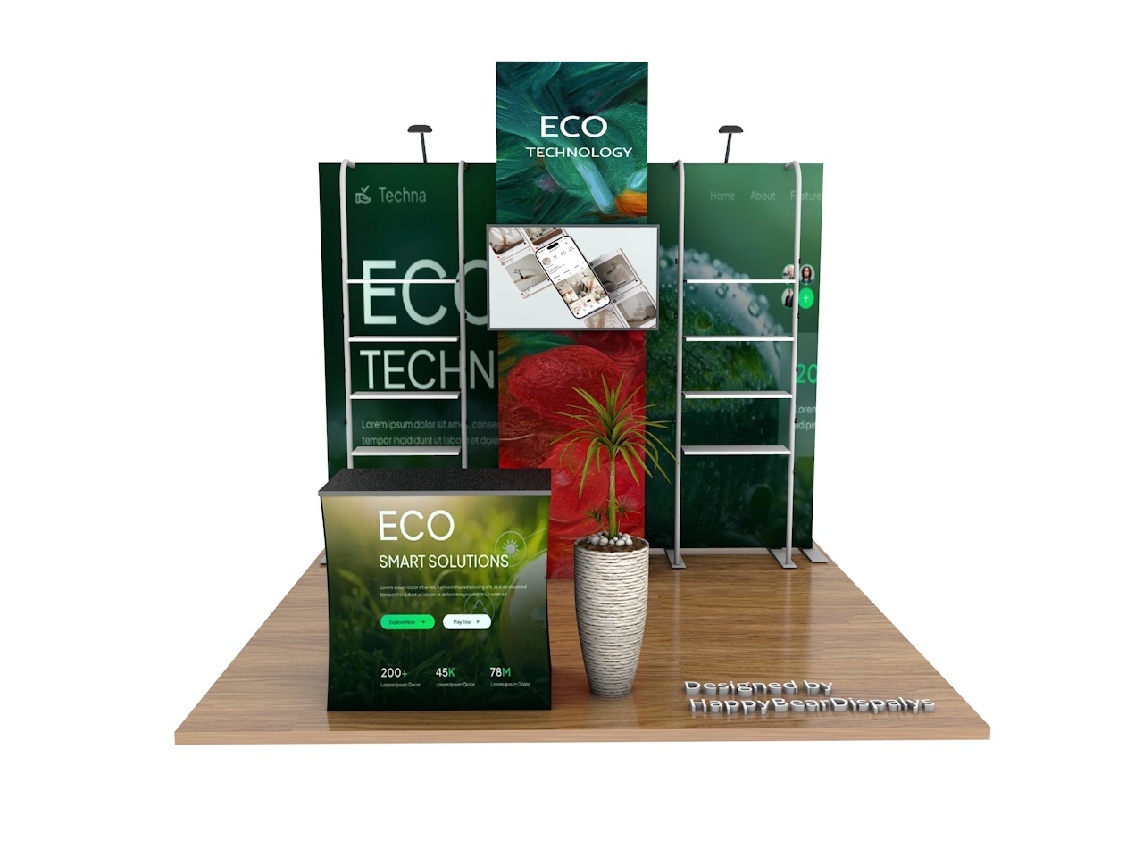 H02 Shelving Booth