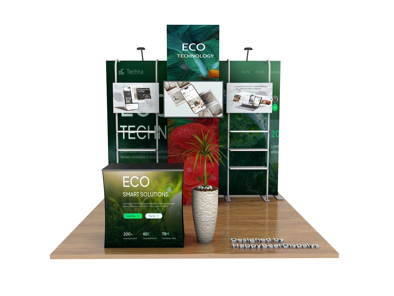 H03 Shelving Booth