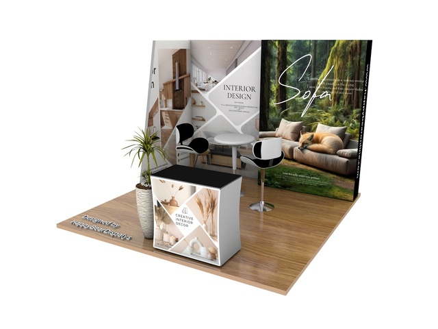 Backlit L18 Booth